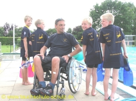 Schnorcheltraining der Kids