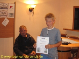 Florian Warnecke, IDA CMAS Grundtauchschein, 09.08.2013