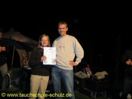 Linda Adelmann, IDA CMAS Grundtauchschein, 31.08.2012